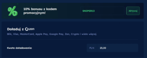 CSGO Skins - Kod Promocyjny na 2,10zł i 10% - Sniper13.pl